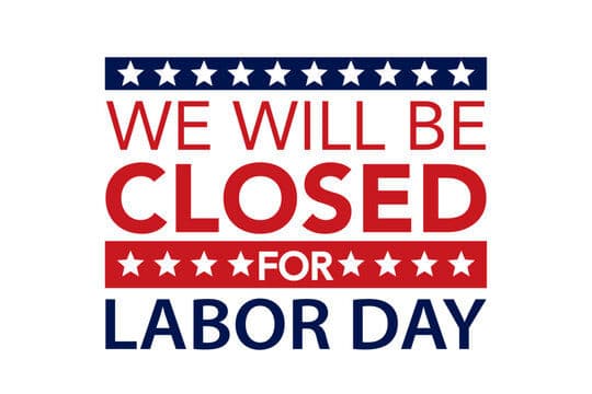 Labor Day Closure Announcement for Joe Joe's image