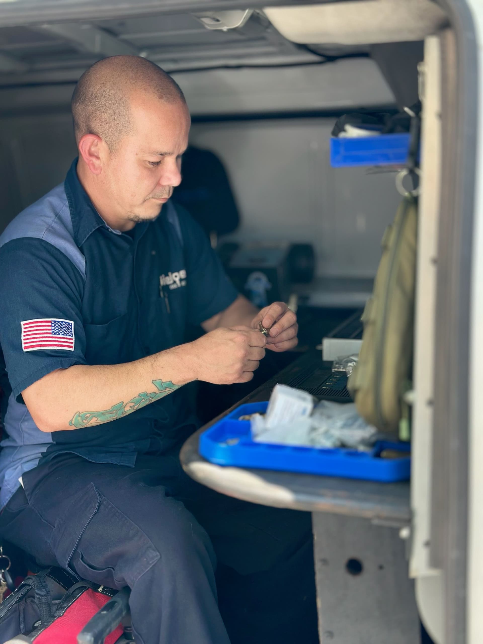 Expert Locksmith Rekeying Over 100 Locks image